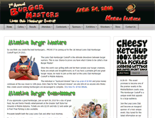Tablet Screenshot of burgermasters.com